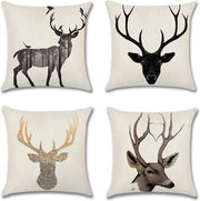 Decorative hoes fluide per siercuscino con chiusura invisibile - coprimenti di cuscino di alta qualità - soggiorno e camera da letto - 50 x 50 cm quadrato - set da 2 - coprimento di cuscino azzurro marino 60x60 cm
