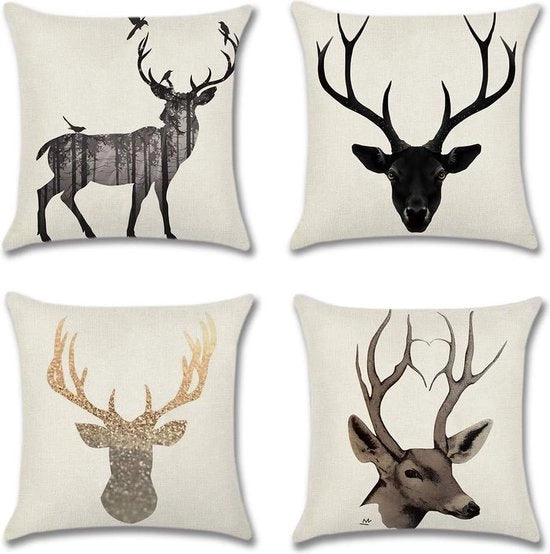 Decorative hoes fluide per siercuscino con chiusura invisibile - coprimenti di cuscino di alta qualità - soggiorno e camera da letto - 50 x 50 cm quadrato - set da 2 - coprimento di cuscino azzurro marino 60x60 cm