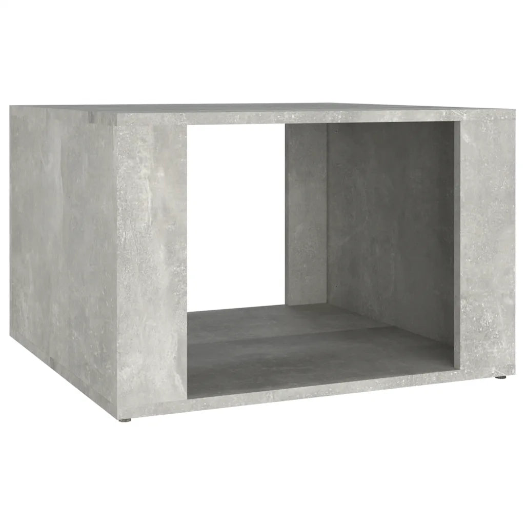 Comodino-Tavolino da notte Grigio Cemento 57x55x36 cm in Legno Multistrato