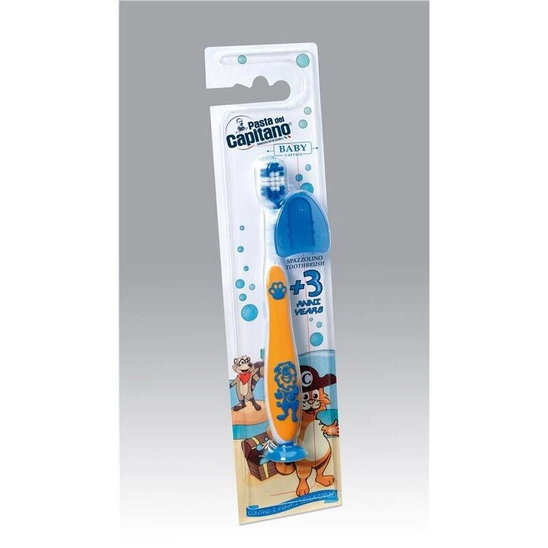 PASTA DEL CAPITANO SPAZZOLINO DENTI BABY +3 ANNI COLORI ASSORTITI