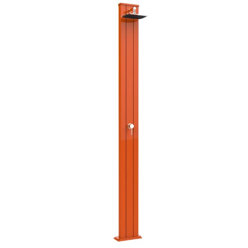 Doccia Solare In Alluminio Spring S 30 Litri Con Miscelatore Colore Arancione Cv-A200/2009