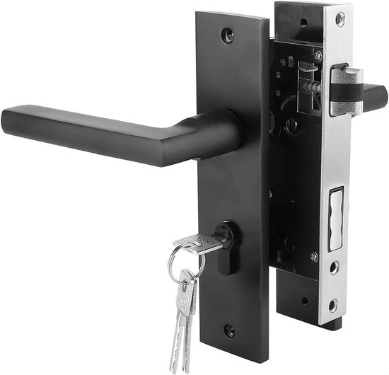 Serratura di Entrata Premium per Camera da Letto con Cerniera in Alluminio - Blocco di Spazio per Uso Interno.