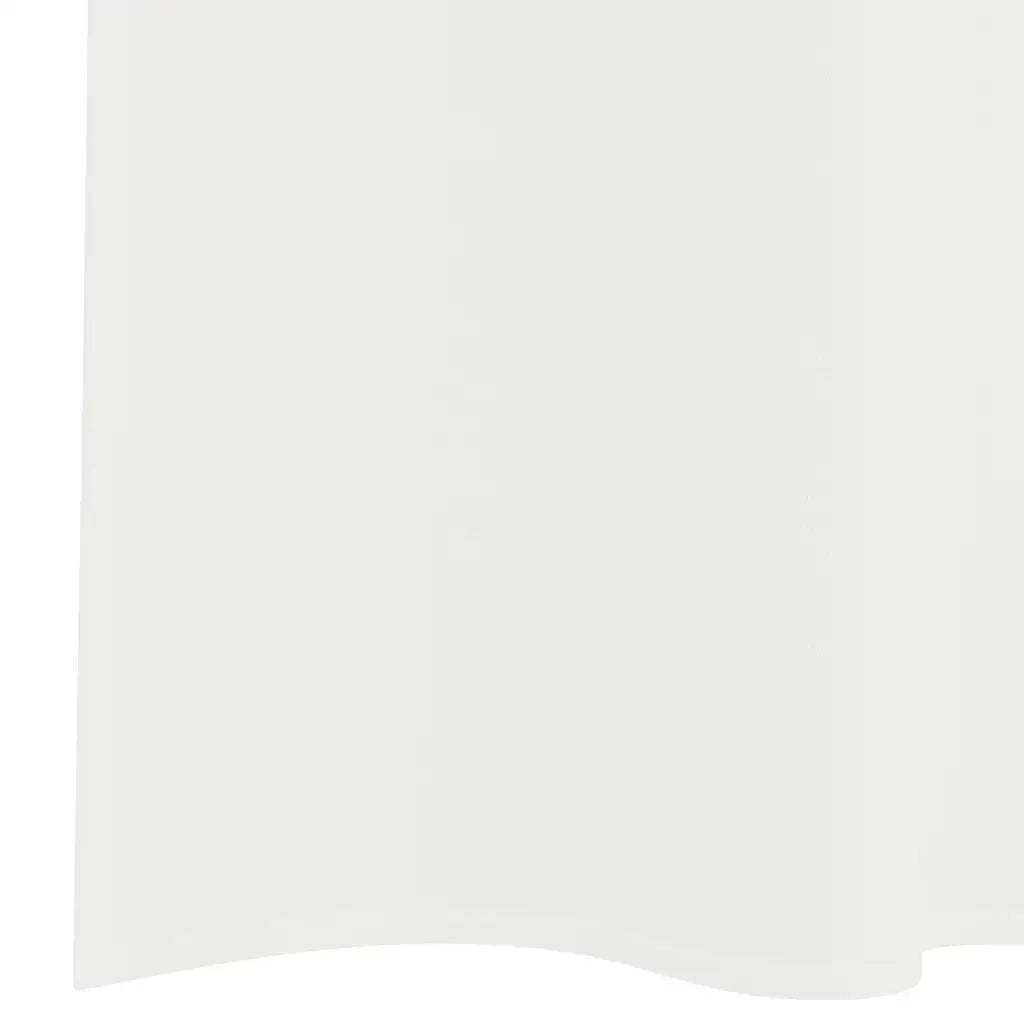 Tende in Voile con Tasche per Aste 2 pz Bianco 4102243