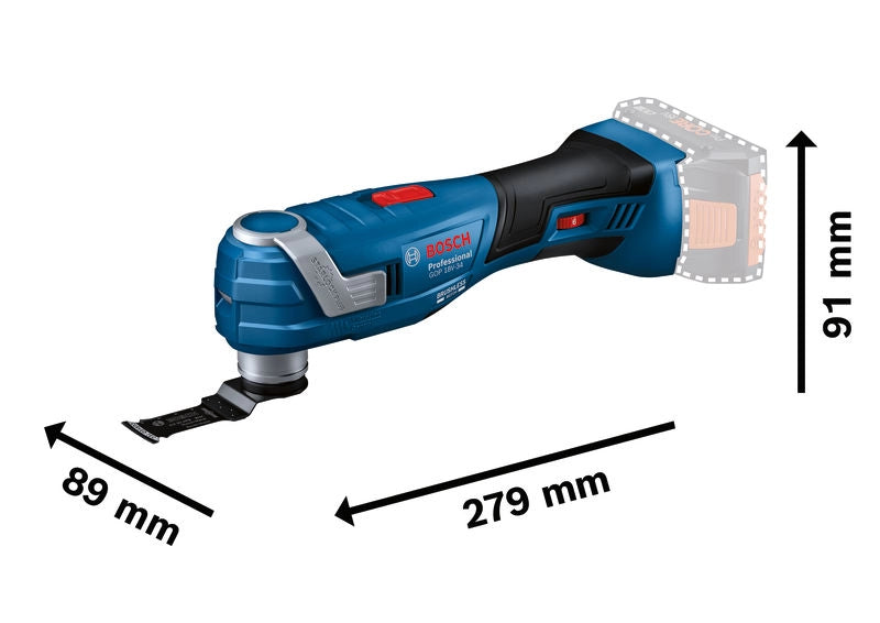 Multifunzione a batteria Bosch 18V Brushless Starlock PLUS GOP 18V-34 solo corpo