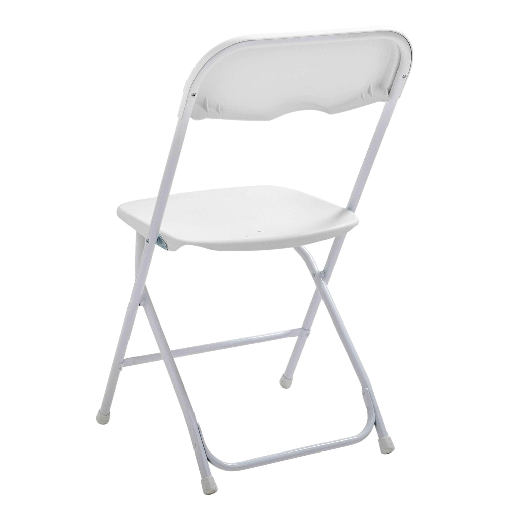 Oviala - Sedia pieghevole bianca - Set da 8