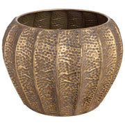 Fioraia in metallo dorato 40,5x40,5x29,5 cm (altezza)