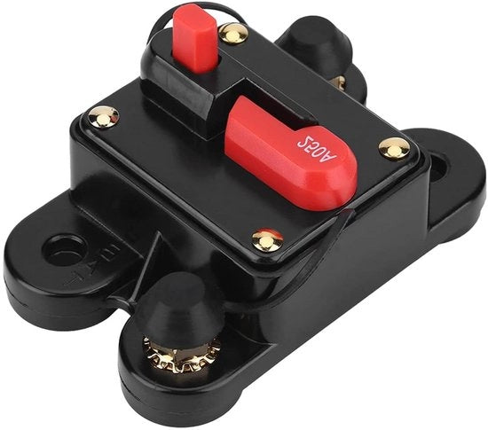 Interruttore di Corrente 250A 250 Amp Interruttore di Sicurezza Pratico per Auto, Barche, Biciclette, Stereo, Reset Interruttore di Sicurezza - 12V DC