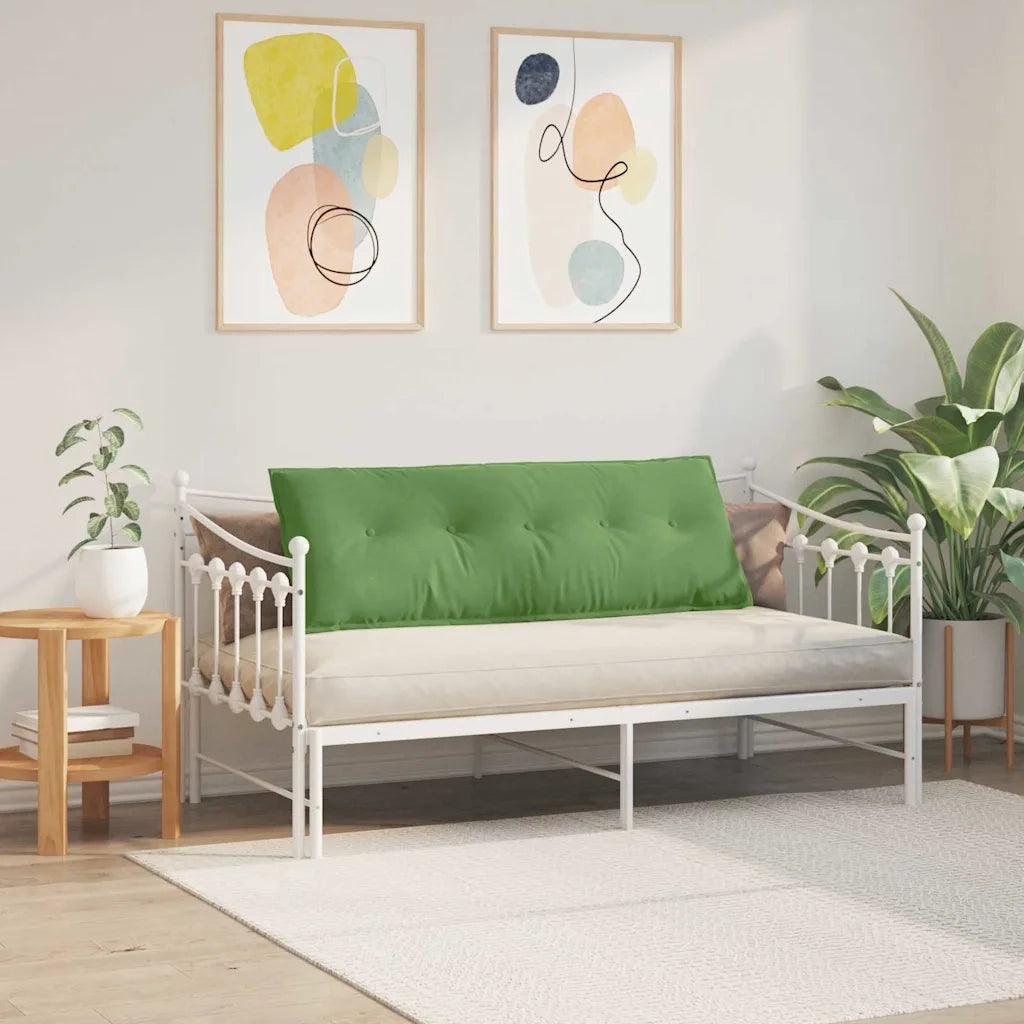 Cuscino per Schiena | Cuscino dorsale Verde chiaro 140 x 50 cm Tessuto in Cords