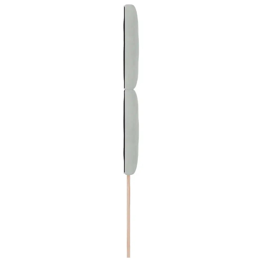 Testiera Grigio chiaro 100 cm Velluto 3337906
