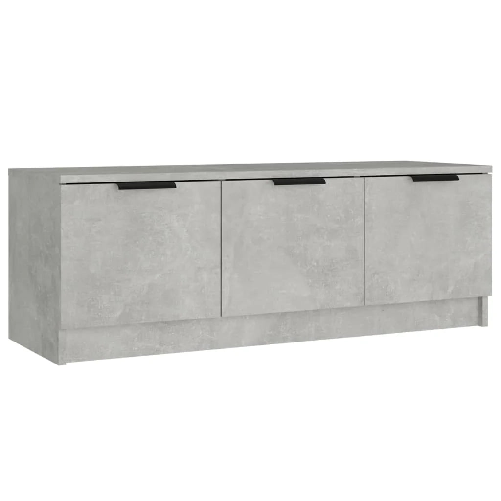 Mobile TV multimediale mensola TV credenza mobile TV sala da pranzo soggiorno camera da letto 102 x 35 x 36,5 cm legno ingegnerizzato grigio 02_0025564
