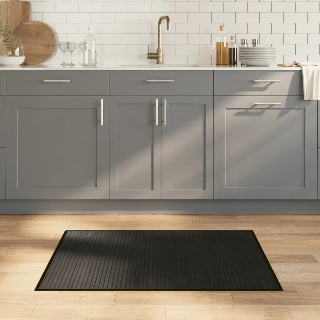 Tappeto Rettangolare Nero 70x100 cm in BambÃ¹
