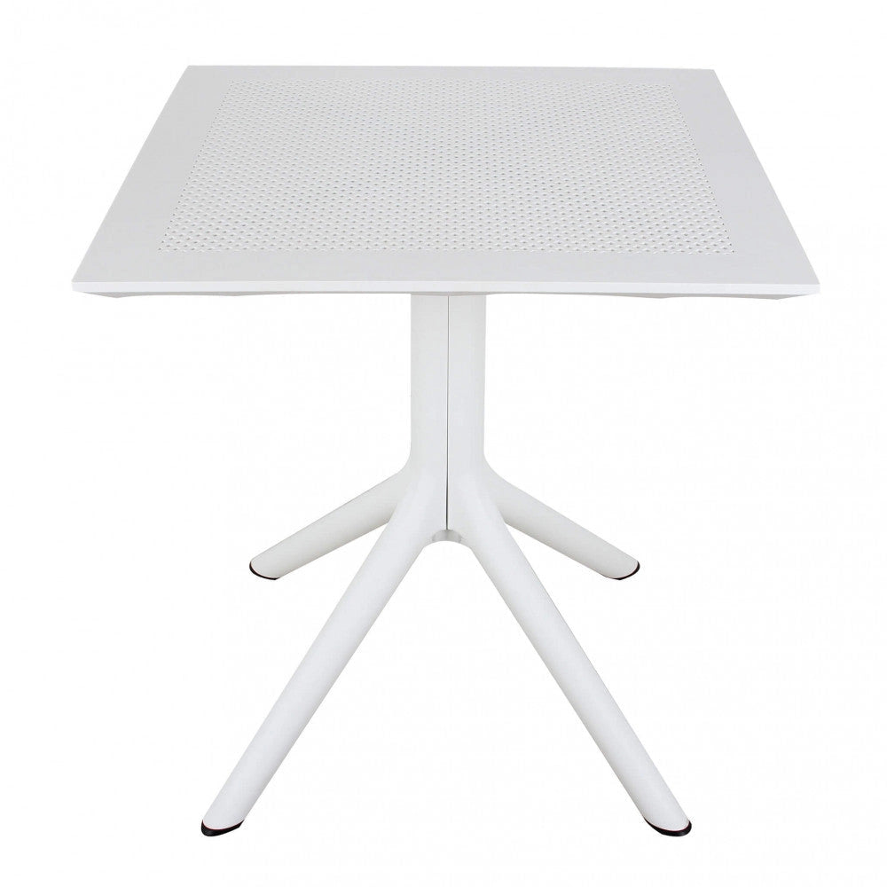 Tavolo Jarvis 70x70x75 h cm in Polipropilene Bianco