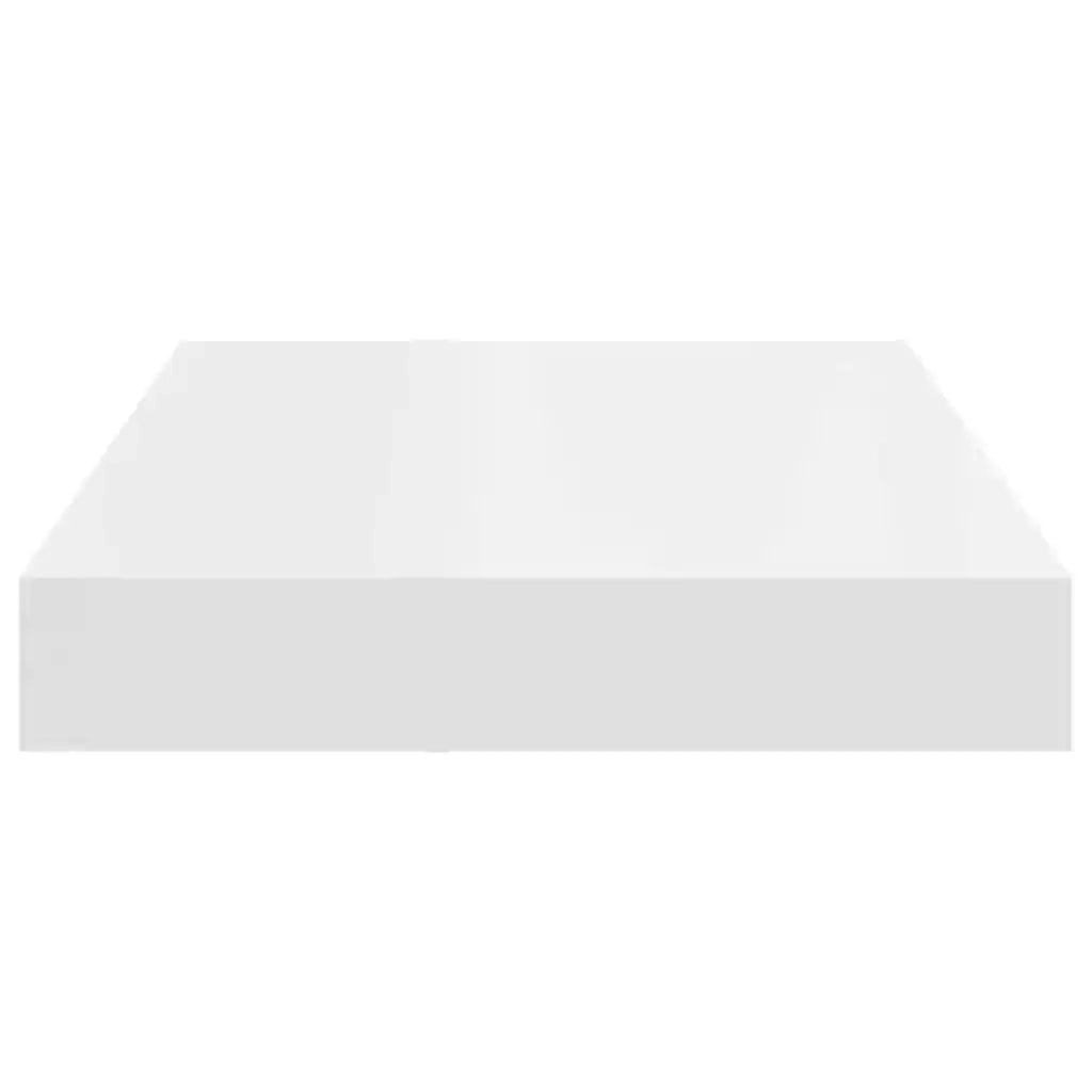 2 pz Scaffali a Parete | Ripiano a parete | Mensole a Parete Bianchi 40x23x3,8 cm in MDF