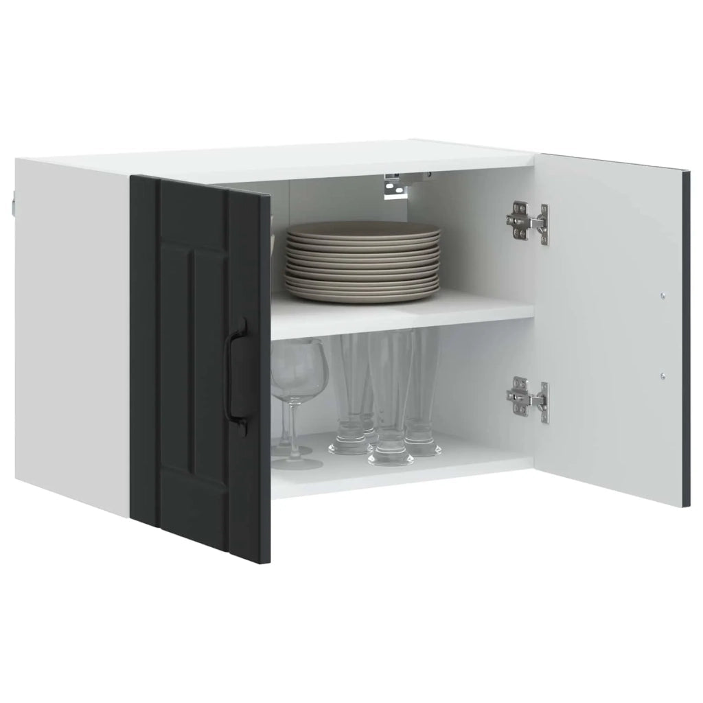 Pensile cucina Lucca Nero 60 x 31 x 40 cm Legno ingegnerizzato 884916