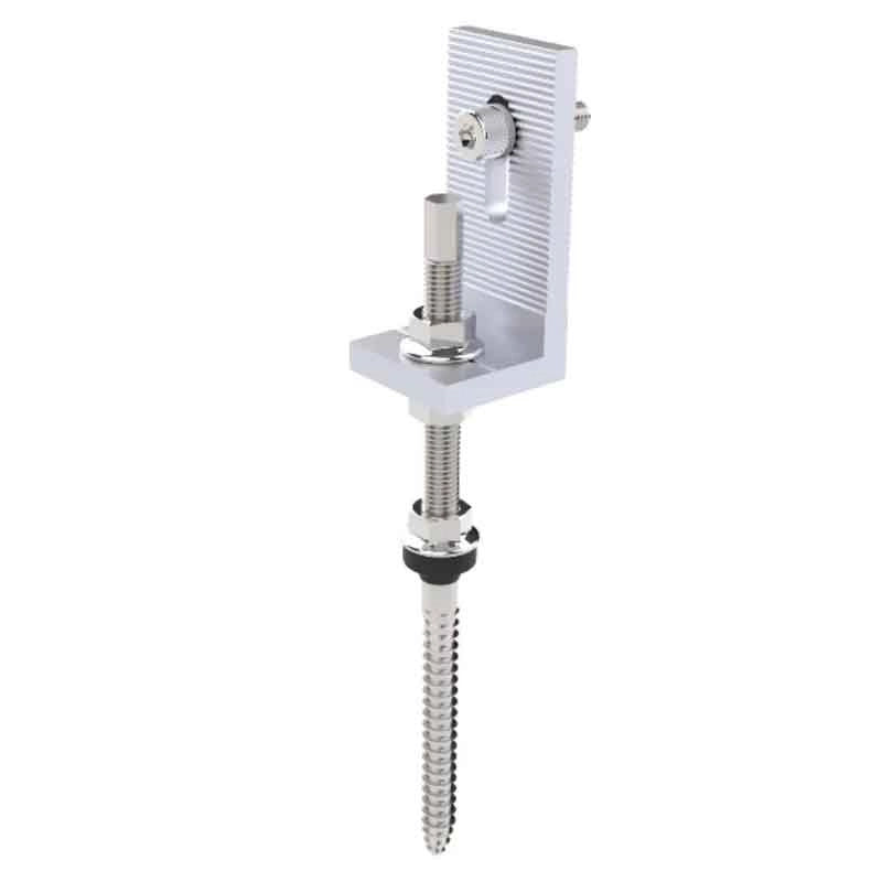 Piedi a L per Fissaggio di Pannelli Solari Fotovoltaici (10 Pezzi) SKU-11583