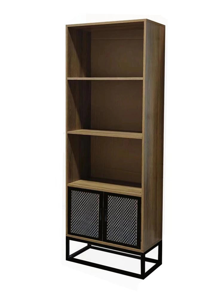 KIT LIBRERIA INDUSTRIAL METAL/QUERCIA 60X30X180H CM.