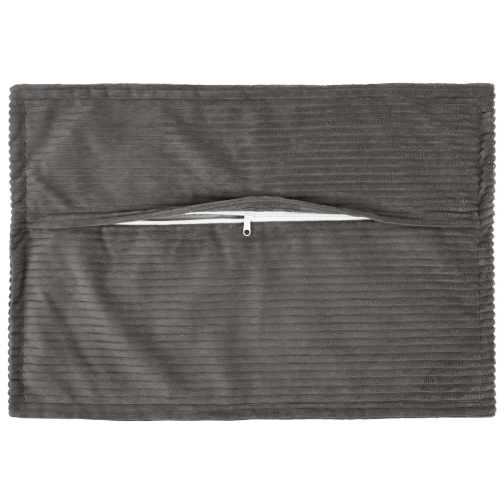 Federa 6 pz HOUTEN Grigio Scuro 40 x 60 cm corduroy 917511