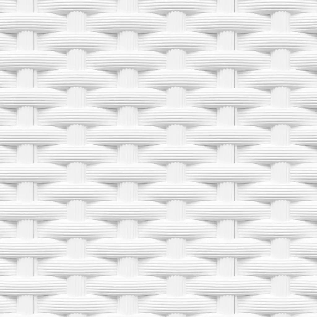 Fioriere 2 pz Bianche 30x30x37 cm in Polipropilene 364183