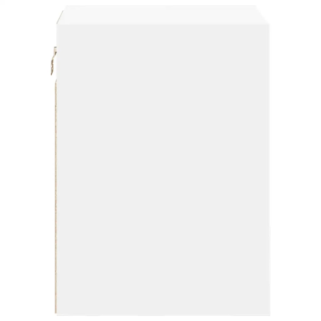 Pensili per Garage 2 pz Bianco in Legno Multistrato 860608