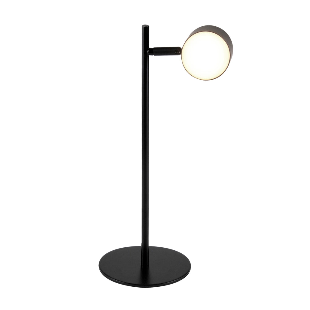 Lampada da scrivania LED nera 3000K 4,2W Kubik Polux