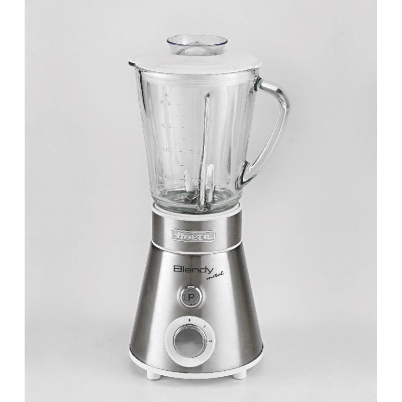 Frullatore - Lame in Acciaio Inox - Tazza in vetro 800ml - 2 velocità + Pulse - 300W - Argento