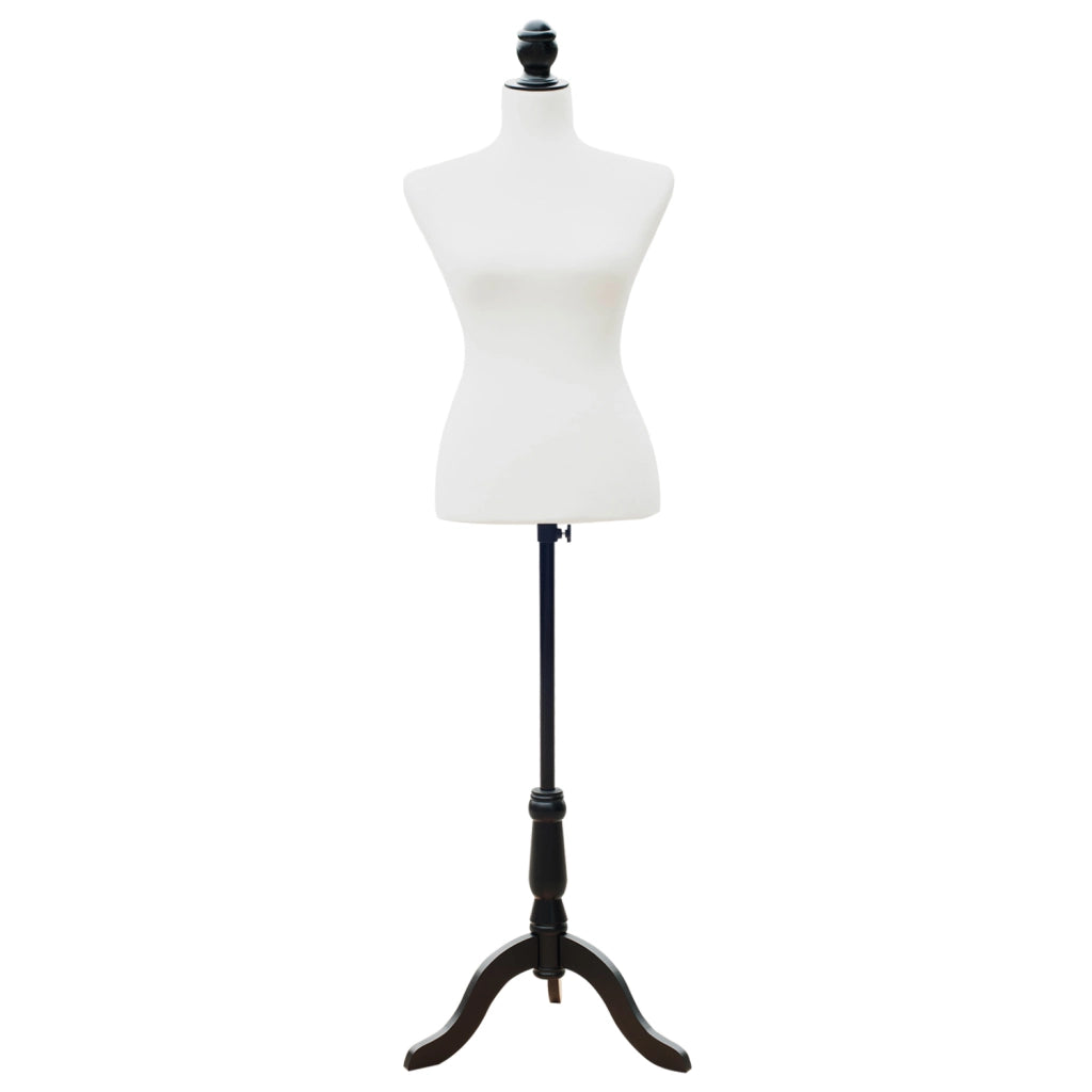 Manichino Busto Espositore ¨C Xylo ¨C Schiuma Legno Metallo Bianco