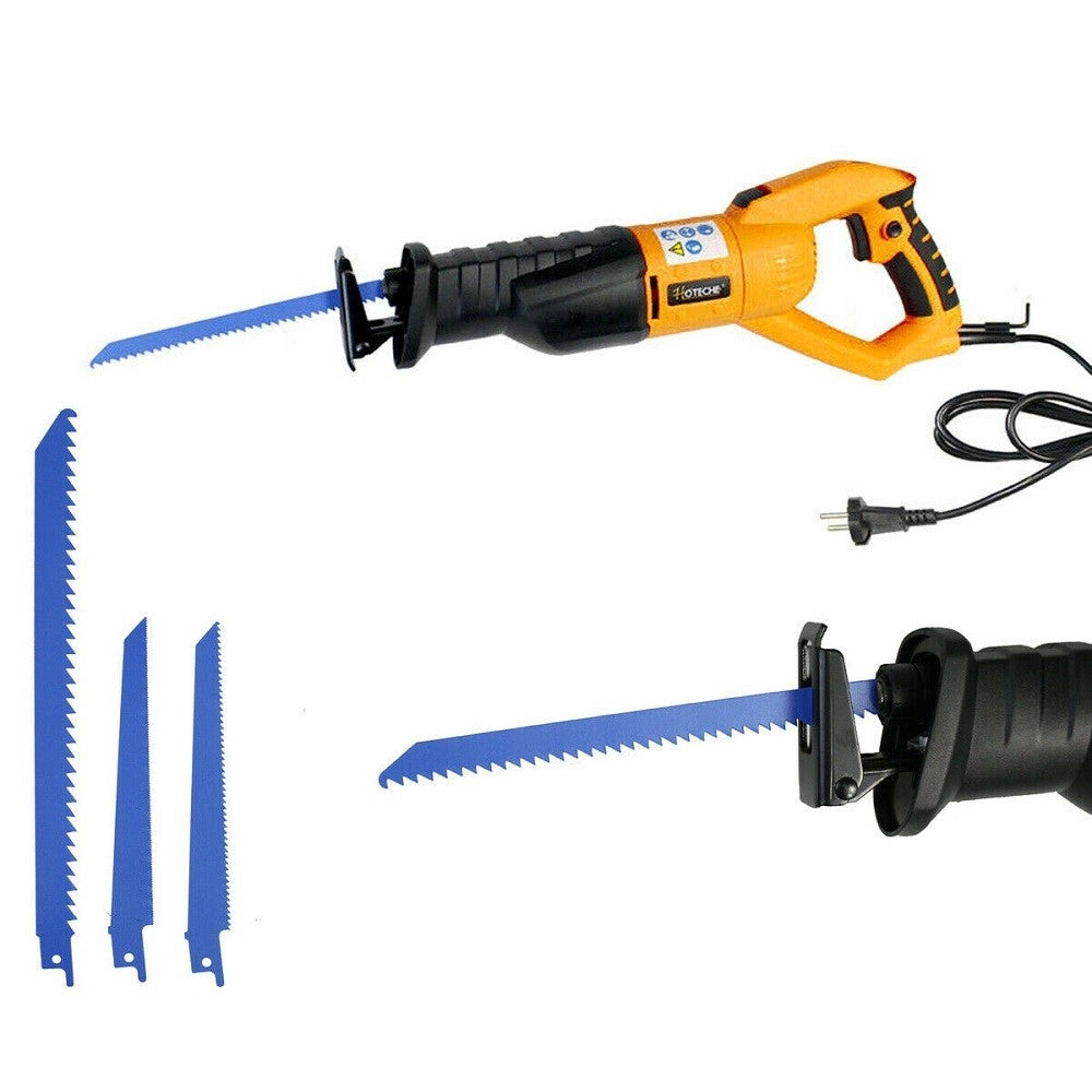 Trade Shop - Seghetto Alternativo A Gattuccio Elettrico 700 Watt 3 Lame Taglia Legno Metallo -
