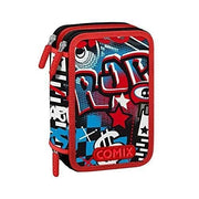 Astuccio corredo 3 zip-Comix Bright Money