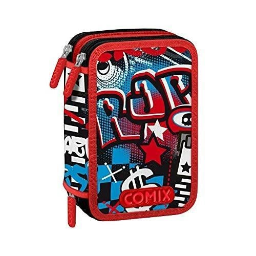 Astuccio corredo 3 zip-Comix Bright Money