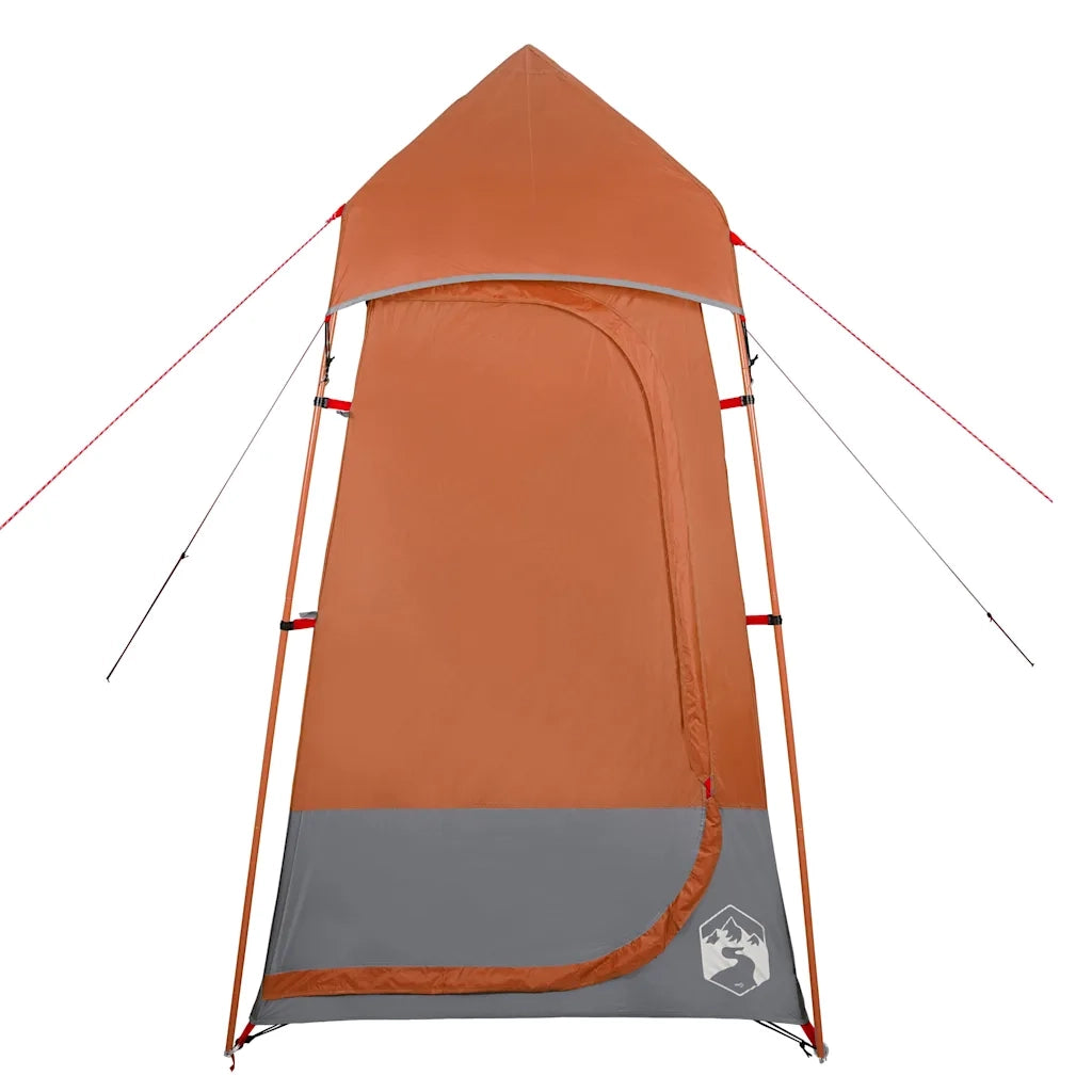 Tenda per Toilette Arancione Impermeabile 94426