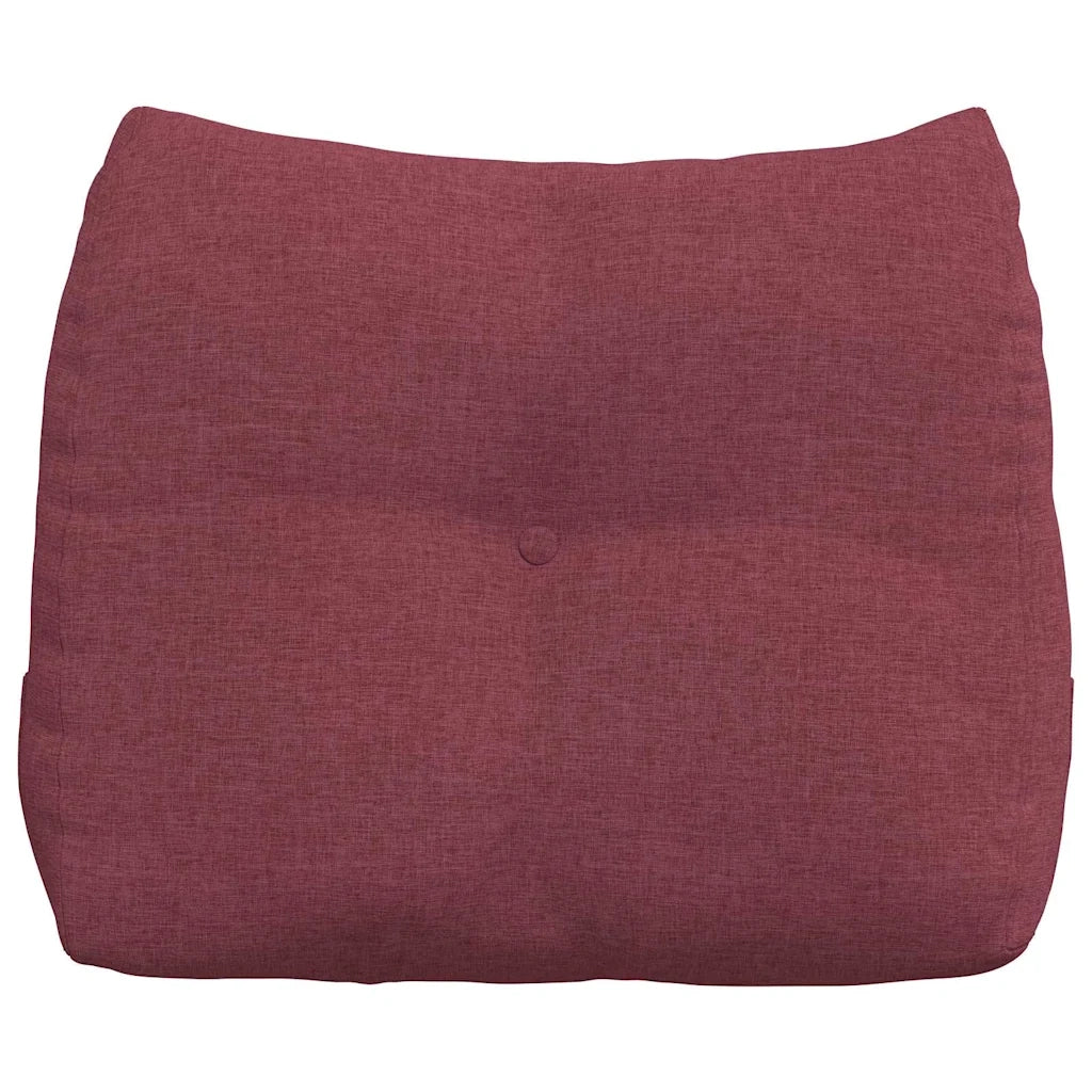 Cuscino per Schiena Rosso Vino 60 x 24 x 50 cm Tessuto 42014386