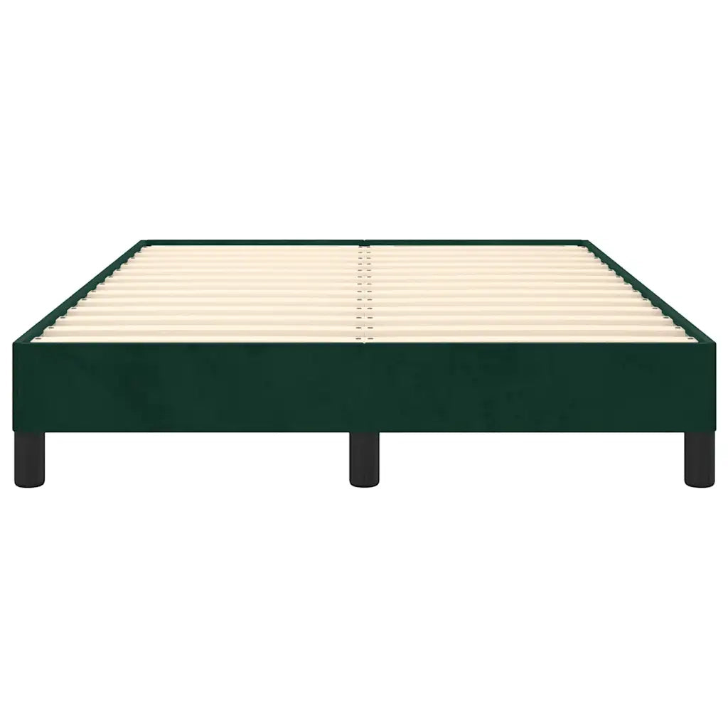 Giroletto senza Materasso Verde Scuro 120x190 cm Velluto
