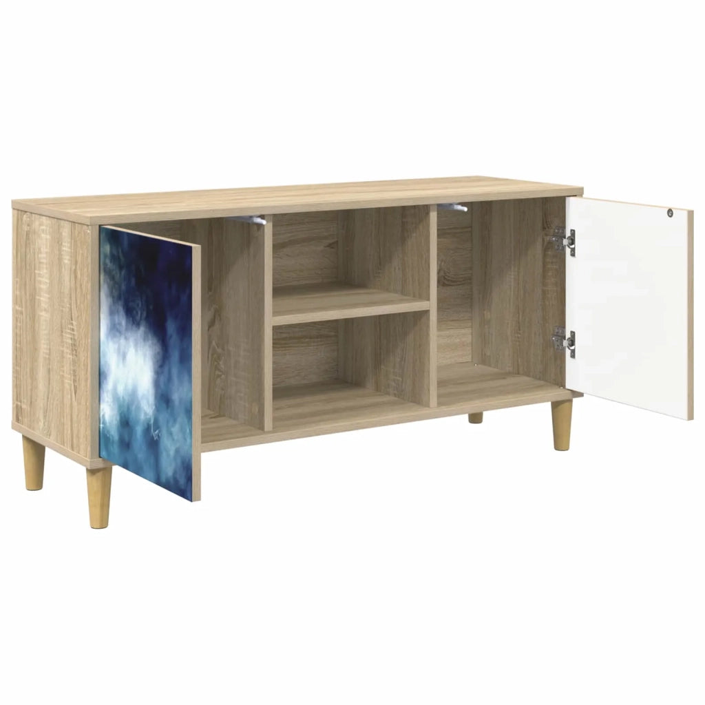 Mobile TV RAALTE 102 x 33 x 50 cm Sonoma Legno ingegnerizzato 8007032
