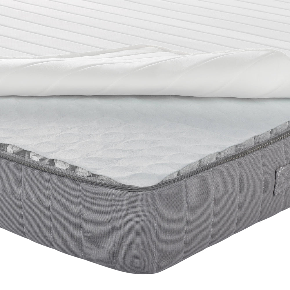 Materasso in memory foam con Molle Insacchettate a media rigidità 90 x 200 cm sfoderabile trapuntato