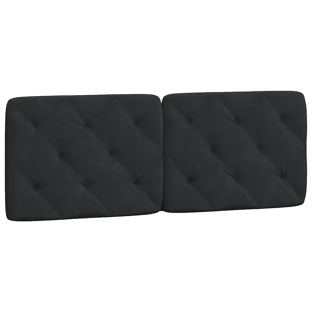 Giroletto senza Materasso Nero 140x190 cm in Velluto 3207919