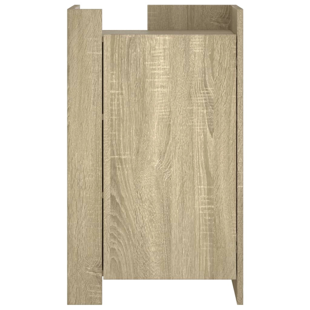 Buffet credenza cassettiera armadio mobile contenitore organizer cucina soggiorno rovere Sonoma 45 x 35 x 75 cm legno ingegnerizzato marrone 02_0031571