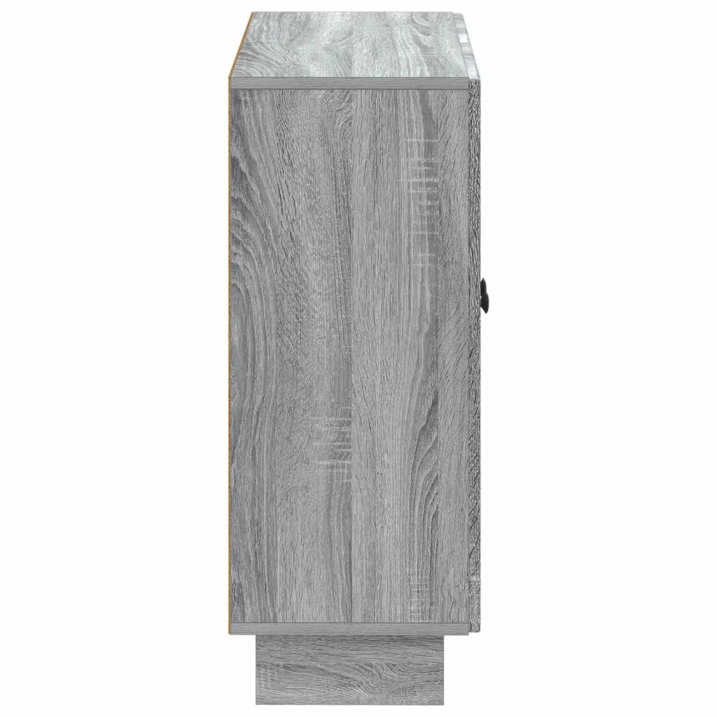 Mobiletto da Bagno EDE Sonoma grigio 59,5 x 31 x 80 cm 895961