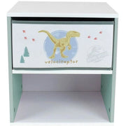 Capestro con cassetto dei dinosauri - Word Jurassic - Fun House - H.36 X L.33 X D.30 cm