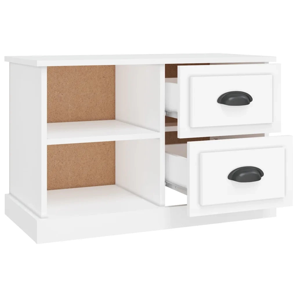Mobile Porta TV Bianco 73x35,5x47,5 cm in Legno Multistrato 816168