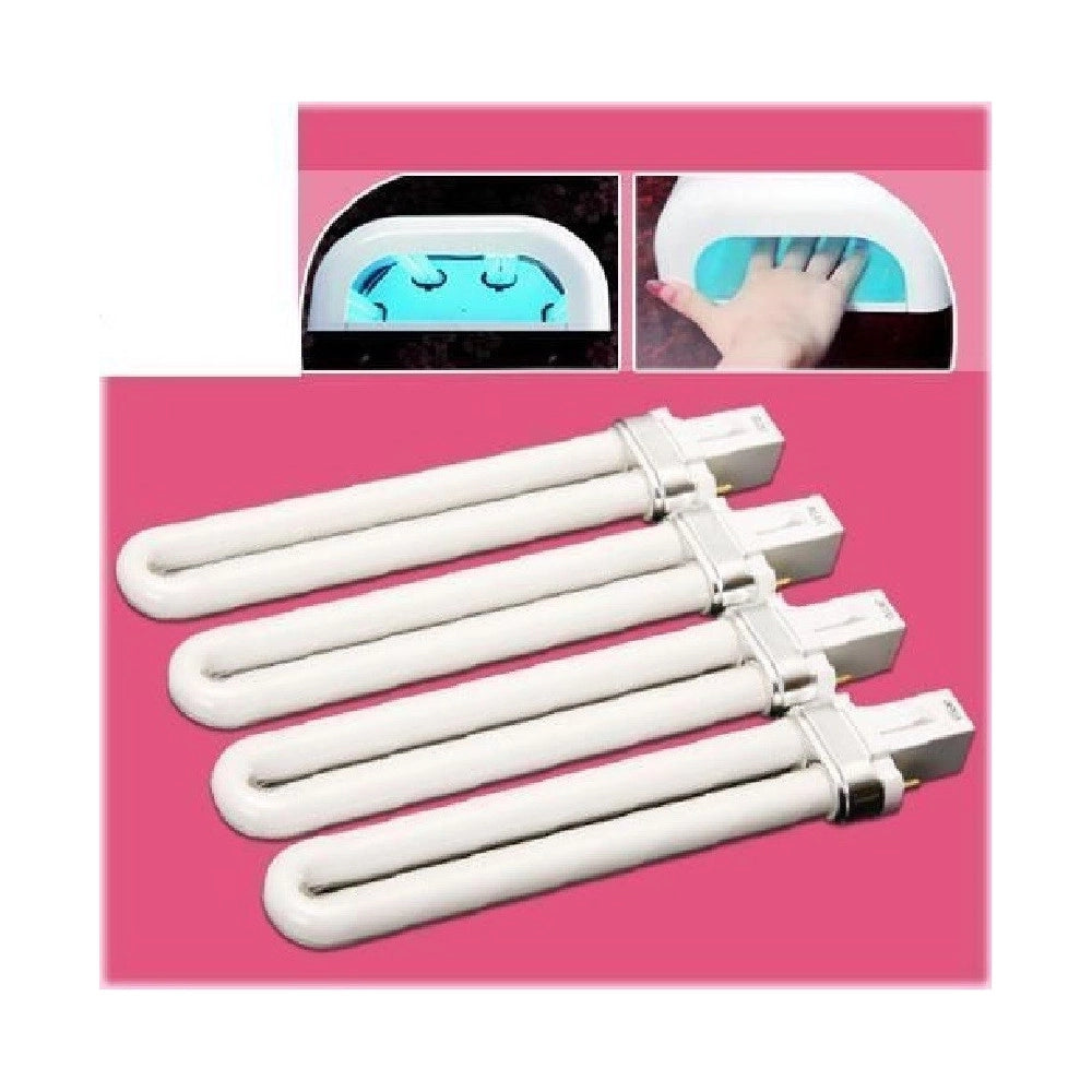 Trade Shop - Lampada Bulbo Uv 9w Per Ricambio Lampade Ricostruzione Unghie Nail Art -