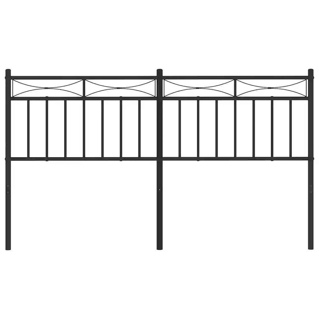 Testiera di Ricambio in Metallo Nero 150 cm 373725