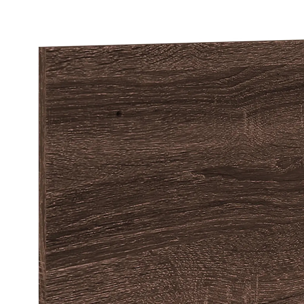 vidaXL Mobile a Parete 100x16,5x30 cm Rovere Marrone in Truciolato