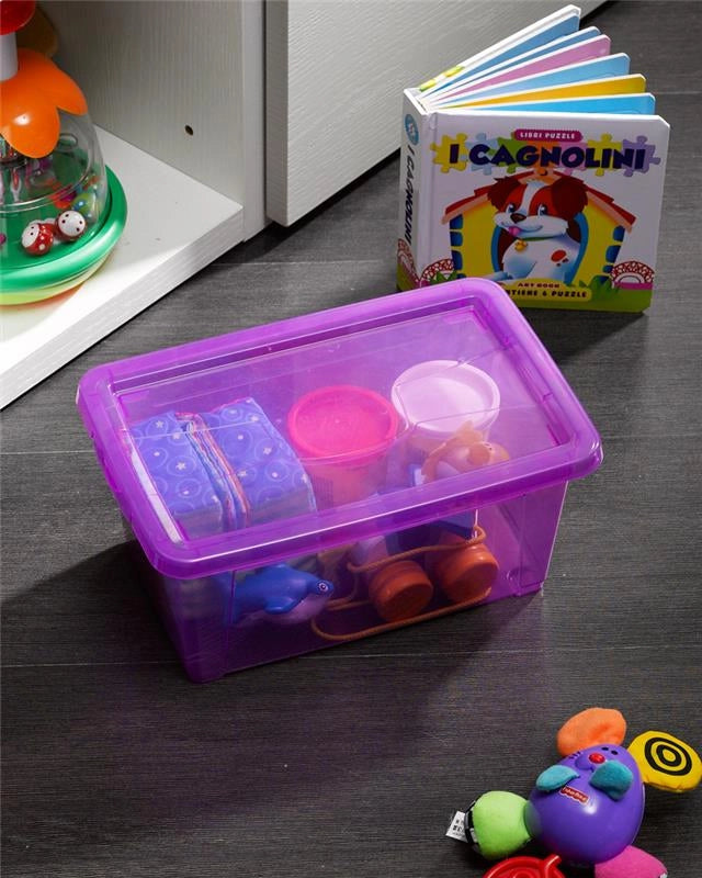 CONTENITORE BOX IN PLASTICA 30 X 20 X H13 TRASPARENTE