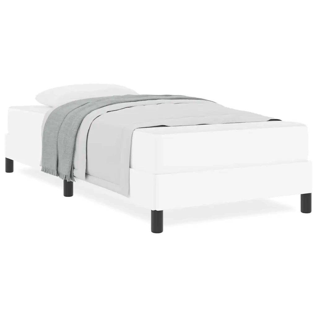 vidaXL Letto Bianco Puro 80 x 200 cm Pelle sintetica