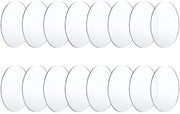 Set di 16 dischi acrilici rotondi trasparenti 0.2 cm di spessore per cornici fotografiche, quadri, artigianato, scrapbooking - Ø 7.5 cm.