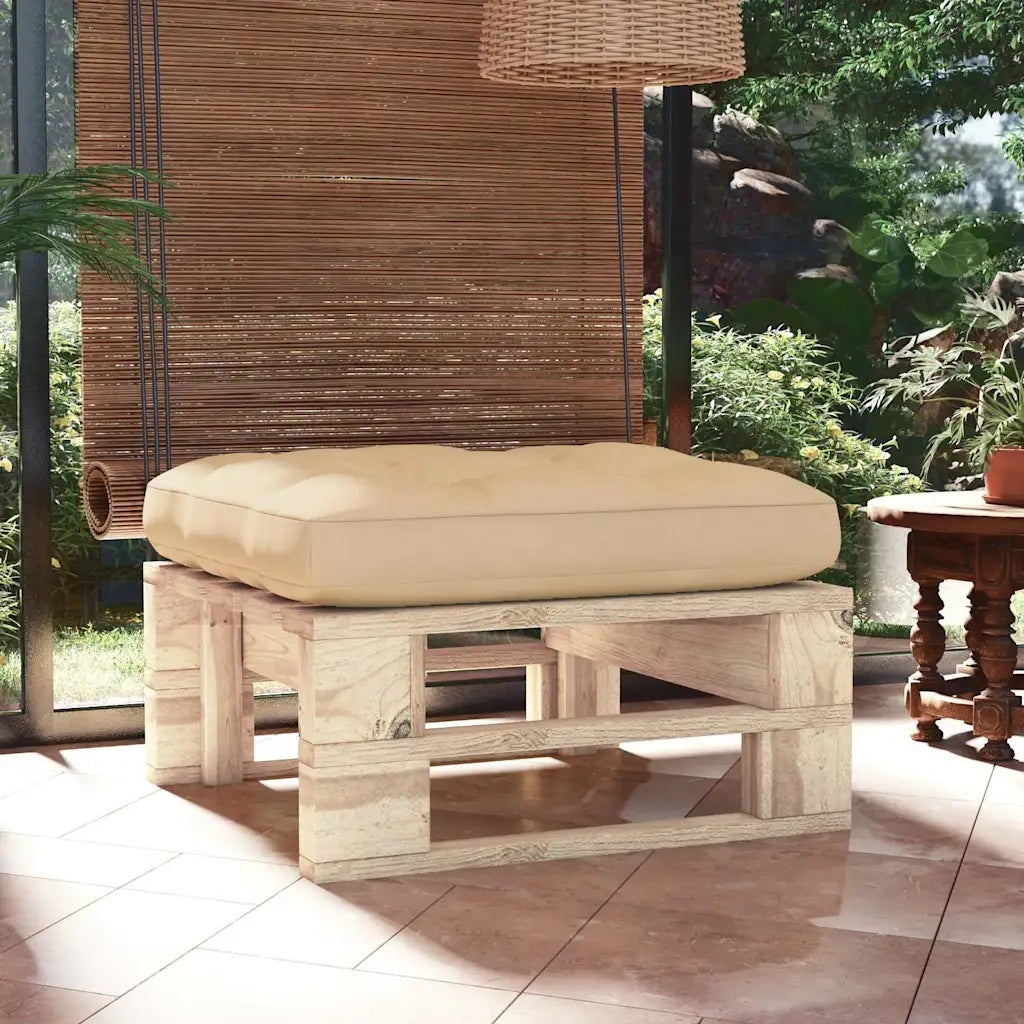 Mobili da Giardino-Ottomana da Giardino Pallet in Legno di Pino Impregnato 980887