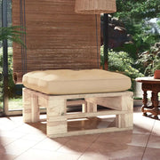 Mobili da Giardino-Ottomana da Giardino Pallet in Legno di Pino Impregnato 980887