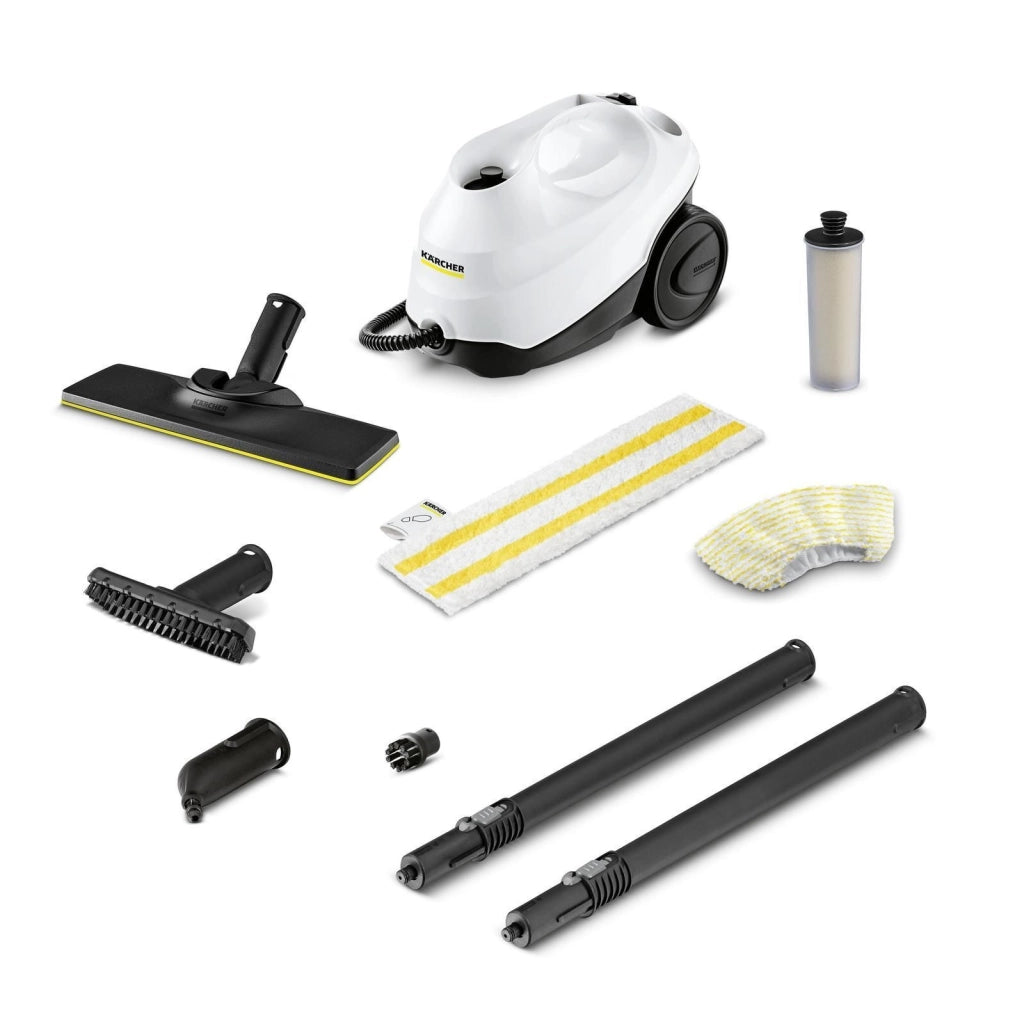 Kärcher 1.513-650.0 SC 3 EasyFix Pulitore a Vapore 1900W 3,5 bar Serbatoio 1L Superficie 75m² colore Bianco Nero