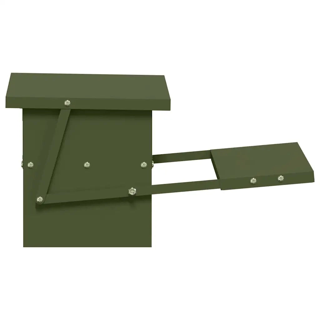 Mangiatore a Pedale per Pollo Verde oliva 48,5 x 39,5 x 19 cm CFW3485467