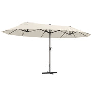 Parasole da giardino XXL ¨C zephmum ¨C crema, 460x270x240 cm